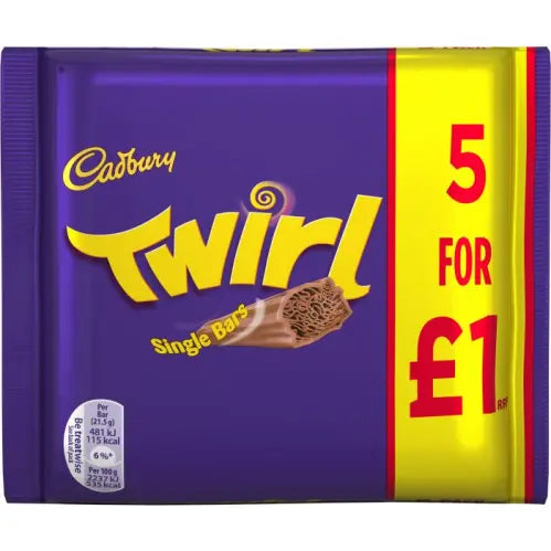 Cadbury Twirl 5-pack 107g