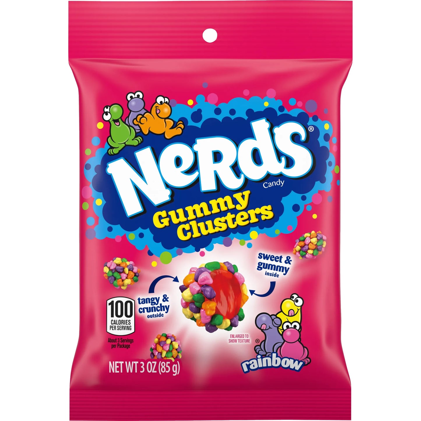 Nerds - Gummy Clusters Rainbow 85g